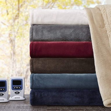 Microlight/Berber Heated Blanket