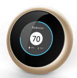 Micronature Deep Learning A.I. Enhanced Thermostat, Gold, Compatible with Alexa