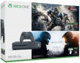 Microsoft Xbox One S 500GB Console – Gears of War & Halo Special Edition Bundle