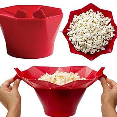 Microwave Popcorn Popper Silicone Popcorn Maker