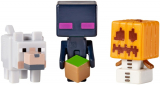 Minecraft Collectible Figures Wolf, Enderman & Snow Golem