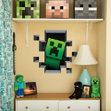 Minecraft Creeper Inside Wall Decal/Cling