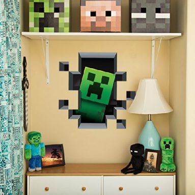 Minecraft Creeper Inside Wall Decal/Cling