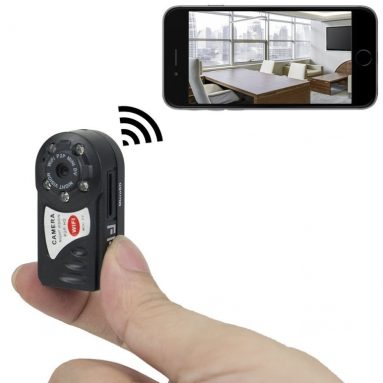 Mini Portable P2P WiFi IP Camera IndoorOutdoor HD DV Hidden Spy Camera Video Recorder