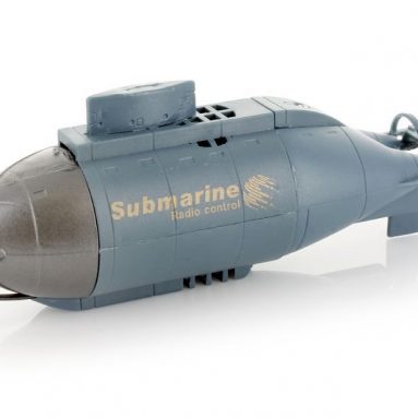 Mini Wireless RC Submarine w/ Double Propellers and Headlights
