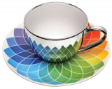 Mirrored Porcelain Tea Cup