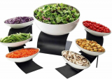 Mix and Match Bowl Display Stand Set Black
