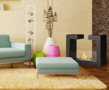 Moda Flame Beja Free Standing Ethanol Fireplace