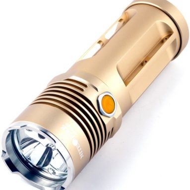 3-Mode LED Flashlight Torch Light with 5mW Green Laser