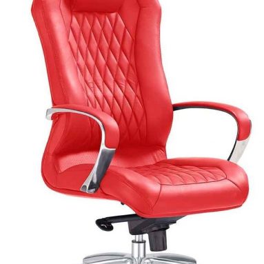 Modern Ergonomic Sterling Leather Executive Chair