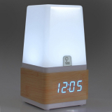 Modern Mini Wooden Clap-on Sound Touch Activated Multifunction Desk Table Lamp
