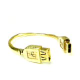 Monserat De Lucca Brass USB Bracelet