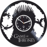 Mother Of Dragons Targaryen Vinyl Record Clock