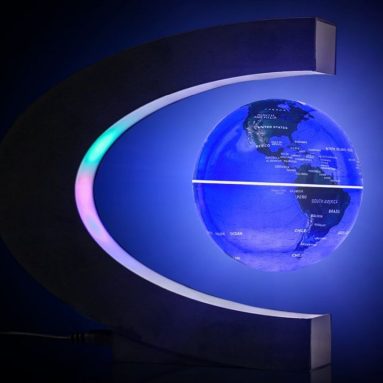 Multi-Color Floating Global Lamp with Wireless Charging and Electromagnetic Induction Technology