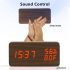 Retro Alarm Clock Radio with Motion Activated Night Light and Snooze