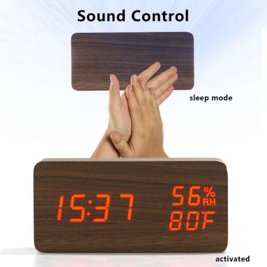 Multi-Function Voice Control LED Digital Alarm
