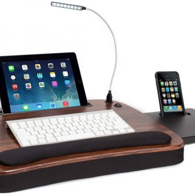 Multi Tasking Lap Desk with USB Light