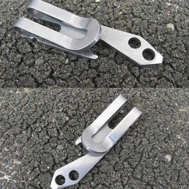 Multi-function Waist Belt Keychain Money Clip Bottle Opener Screw-driver Tool