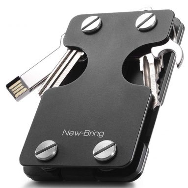 Multifunction Metal Key Holder and Credit Card Money Clip Wallet