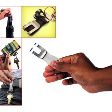 Multifuntional Stainless Steel Metal Bottle Opener Keychain