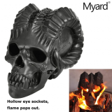 Myard Fireproof Demon Fire Pit Skull