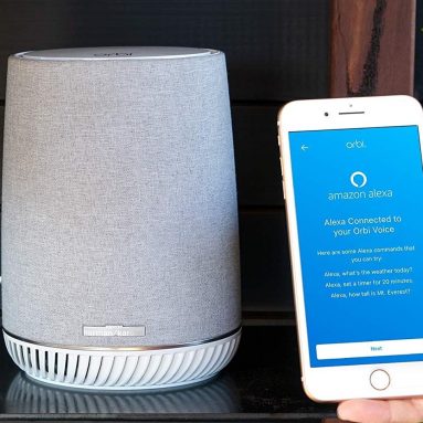 NETGEAR Orbi Mesh WiFi System with Orbi Voice WiFi Satellite
