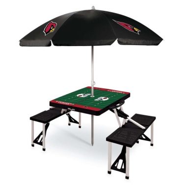 NFL Folding Picnic Table with Umbrella