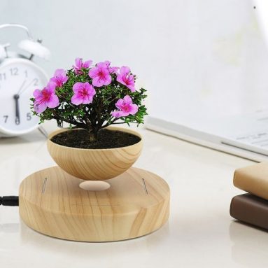 Naimo LED Magnetic Levitation Suspension Flower Pot