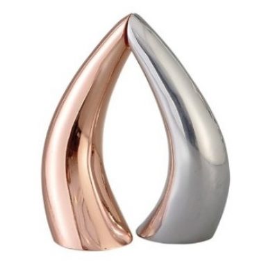 Nambe Classic Copper Horns Salt and Pepper Shaker Set