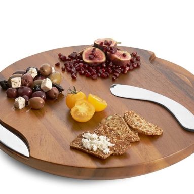 Nambè Cheese Block with Knife and Spreader