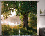 Nature Curtains Oak Tree Decor