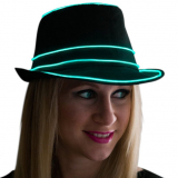 Neon Nightlife Light Up Fedora