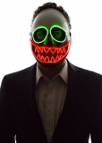 Neon Nightlife Men’s Light Up Creepy Puppet Mask