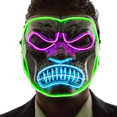 Light Up Gorilla Mask