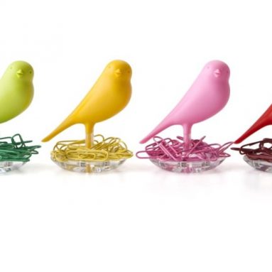 Nest Sparrow Paper Clip Holder
