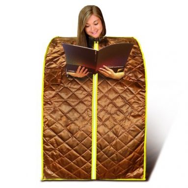 New EMF Safe Far Infrared Portable Foldable FIR Sauna + Negative Ion Detox