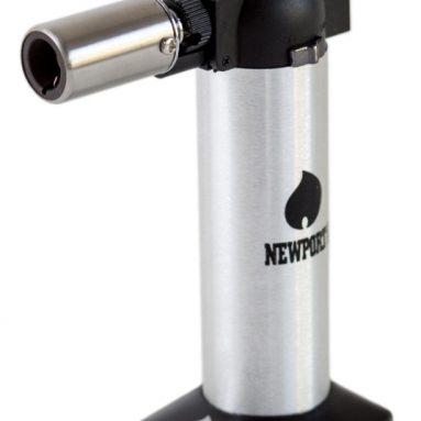 Newport Butane Torch Lighter 6″ Silver