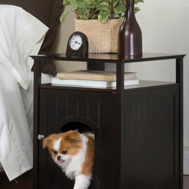 Night Stand Pet House in Espresso
