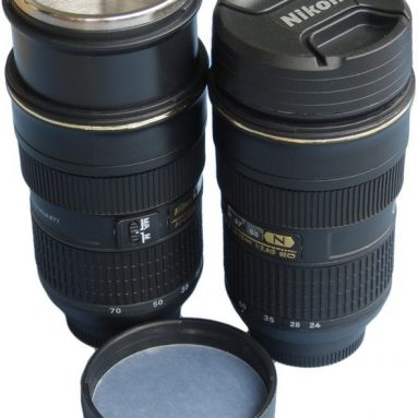 Nikon coffee lens mug