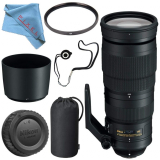 Nikon AF-S NIKKOR 200-500mm f/5.6E ED VR Lens + 58mm UV Filter + Fibercloth + Lens Capkeeper Bundle