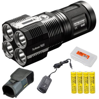 Nitecore Tiny Monster 6000 Lumens 716 Yards Super Bright Rechargeable LED Flashlight