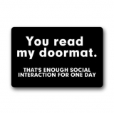 Non-Slip Entryways Funny Saying Quotes Doormat