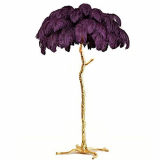 Nordic Ostrich Feather Living Room LED Floor Lamps