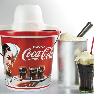 Nostalgia Coca-Cola 4-Quart Ice Cream Maker