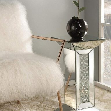 Nysa Mirrored Pedestal Stand