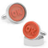 OK Stamp Cufflinks