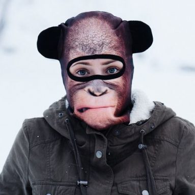 ORANGUTAN WINTER SNOW MASK