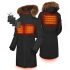 LED Dog Vest | Orange Safety Jacket with Reflective Strips & USB Rechargeable LED Lights