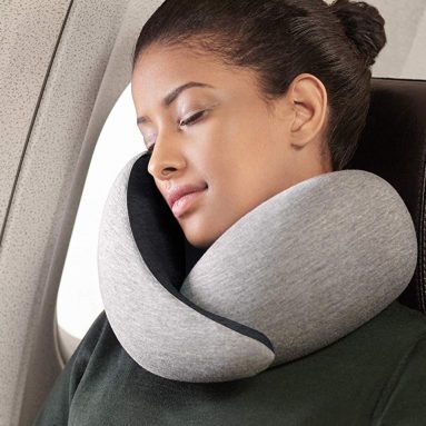 OSTRICH PILLOW GO Travel Pillow with Memory Foam for Airplanes