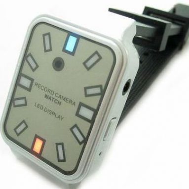 LED Watch Camera DVR with MP3 Player